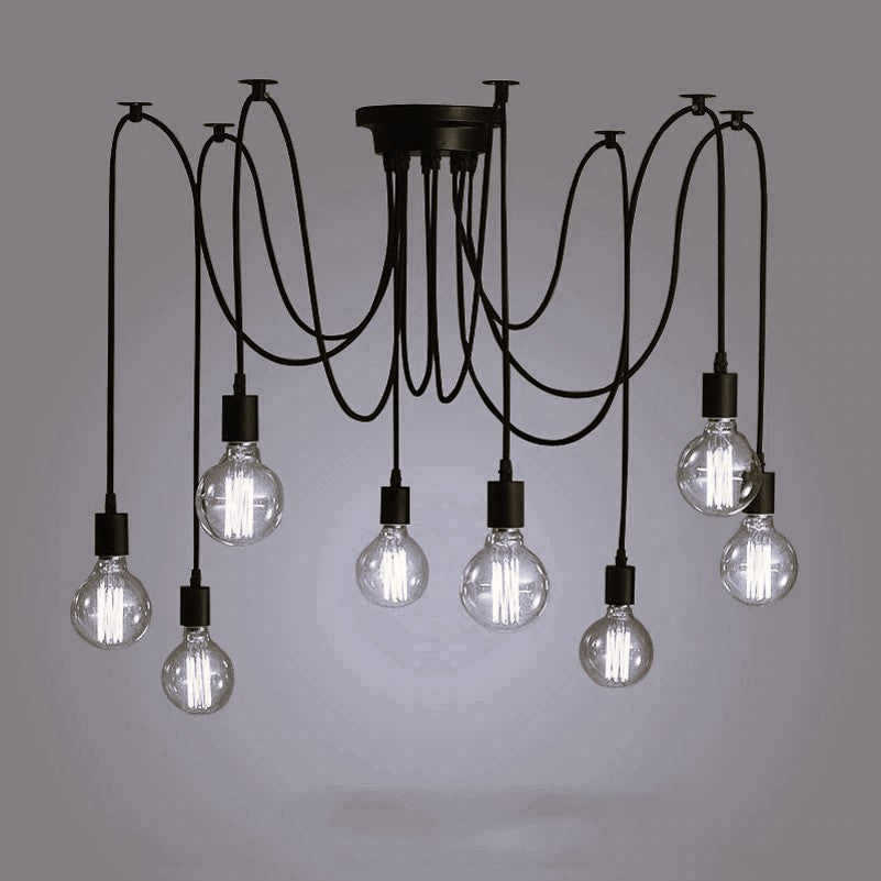 10 Heads Vintage Retro Glasses Drop Light , Chandelier , VIVA LED